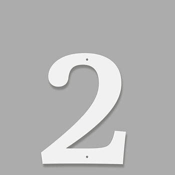 Fasadsiffra - Klassisk  - 2