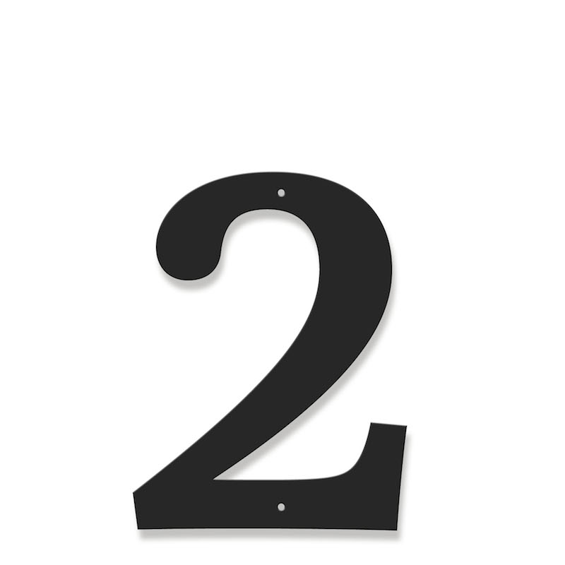 Fasadsiffra - Klassisk  - 2