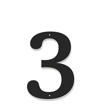 Fasadsiffra - Klassisk  - 3