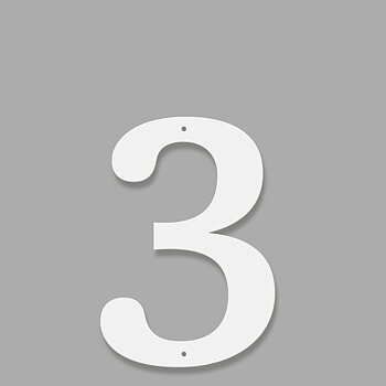 Fasadsiffra - Klassisk  - 3