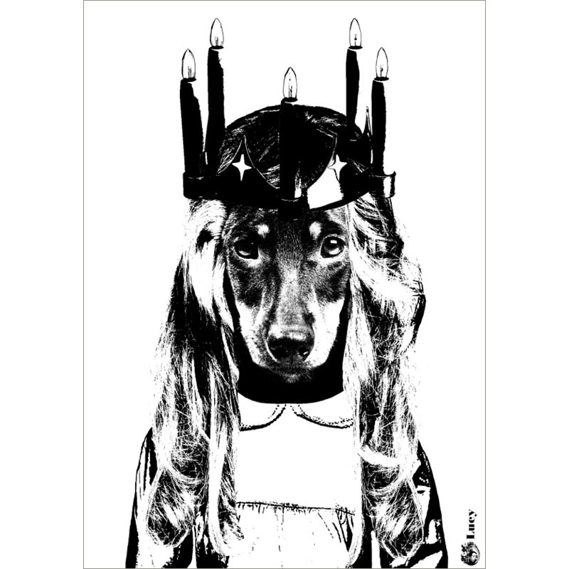 Affischen Lucy från Studio Lisa Bengtsson