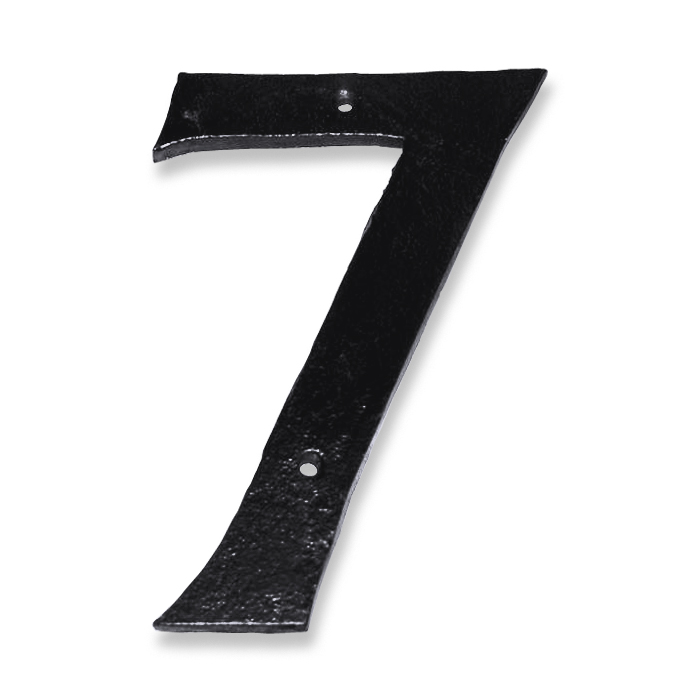 Fasadsiffra i gjutjärn - 16 cm - 7