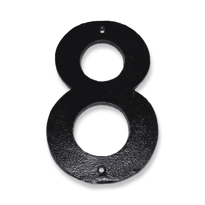 Fasadsiffra i gjutjärn - 16 cm - 8