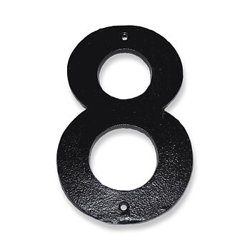 Fasadsiffra i gjutjärn - 16 cm - 8
