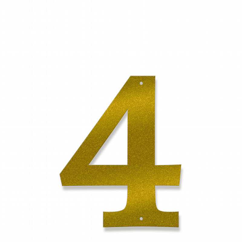 Fasadsiffra - Klassisk  - 4 - 4