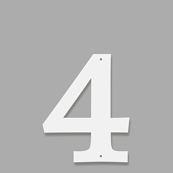 Fasadsiffra - Klassisk  - 4