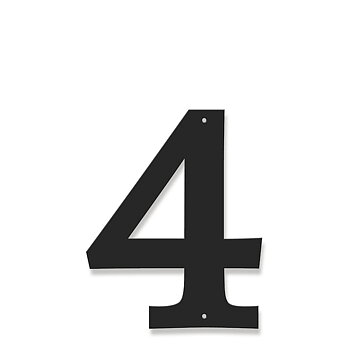 Fasadsiffra - Klassisk  - 4