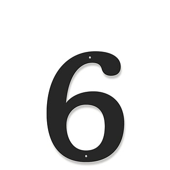 Fasadsiffra - Klassisk  - 6