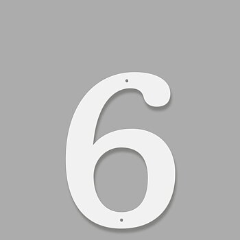 Fasadsiffra - Klassisk  - 6
