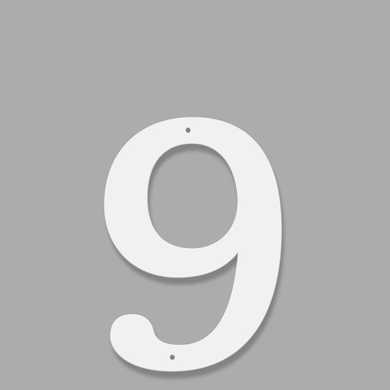 Fasadsiffra - Klassisk  - 9 - 2