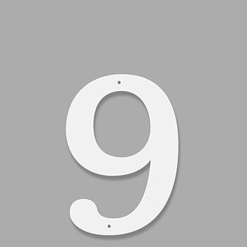 Fasadsiffra - Klassisk  - 9