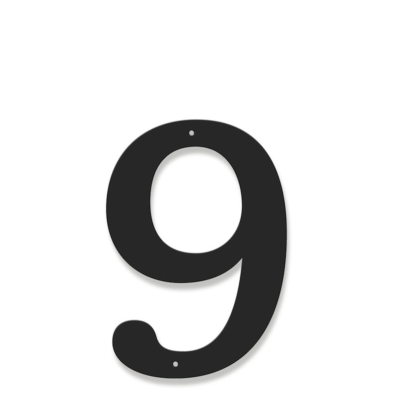Fasadsiffra - Klassisk  - 9