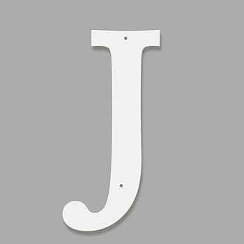 Fasadbokstav - Klassisk - J - versal