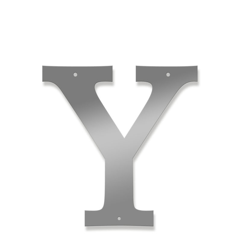 Fasadbokstav - Klassisk - Y - versal - 3