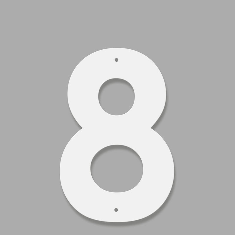 Fasadsiffra - Modern - 8 - 2