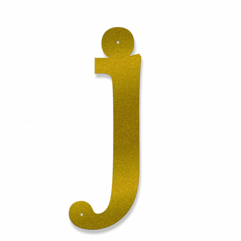 Fasadbokstav - Klassisk - j - gemen - 4