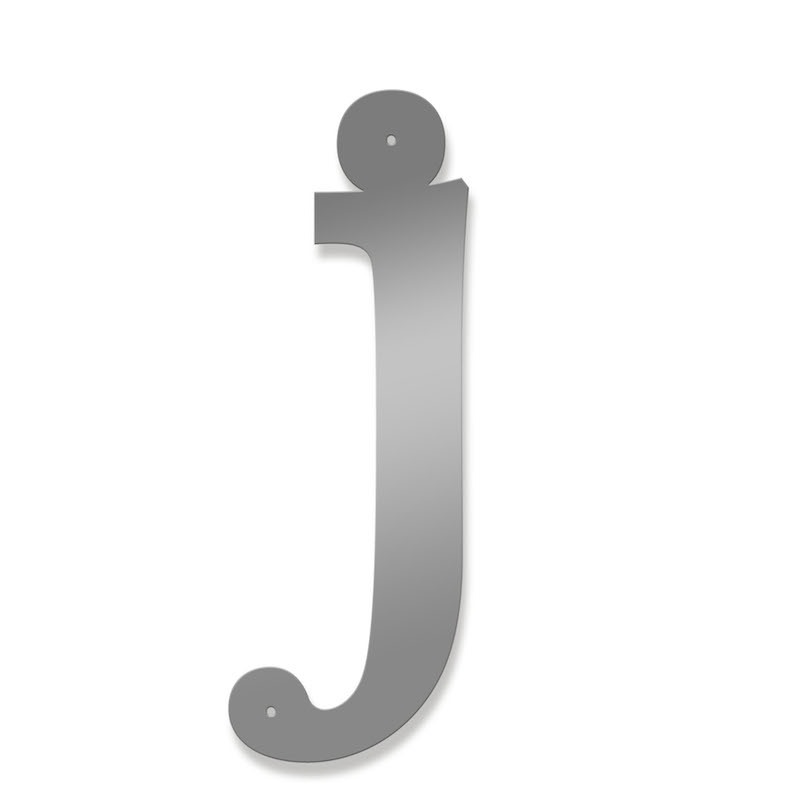 Fasadbokstav - Klassisk - j - gemen - 3