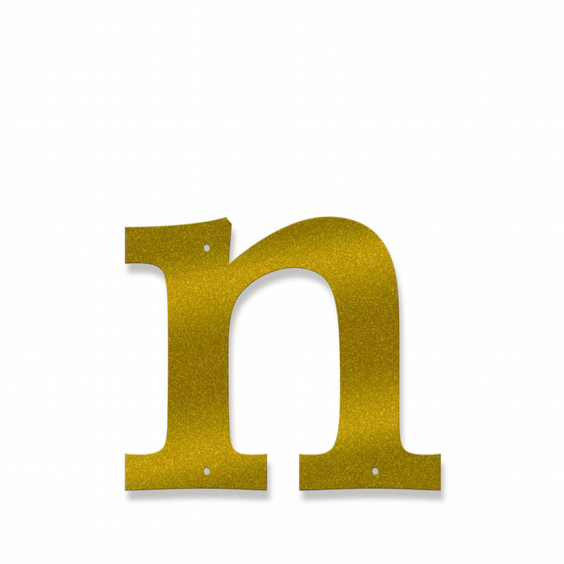 Fasadbokstav - Klassisk - n - gemen - 4