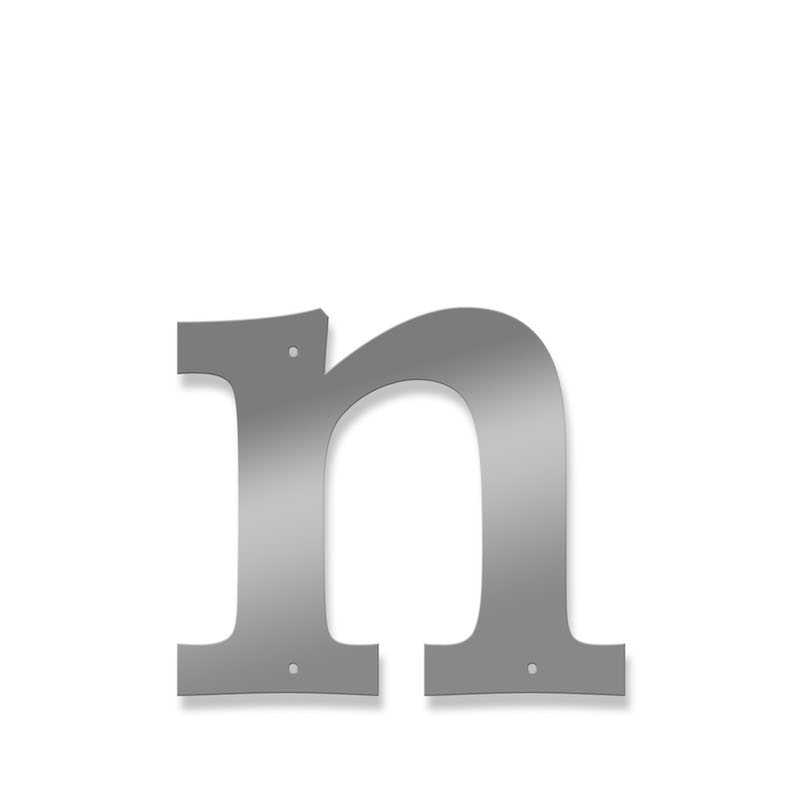Fasadbokstav - Klassisk - n - gemen - 3