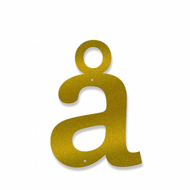 Fasadbokstav - Klassisk - å - gemen - 4