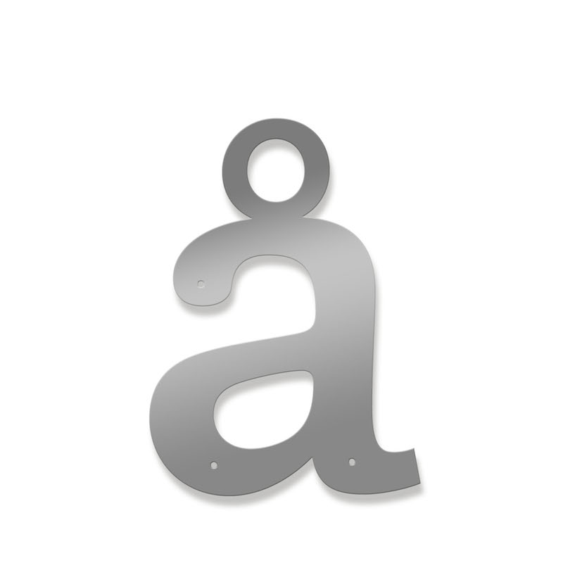 Fasadbokstav - Klassisk - å - gemen - 3