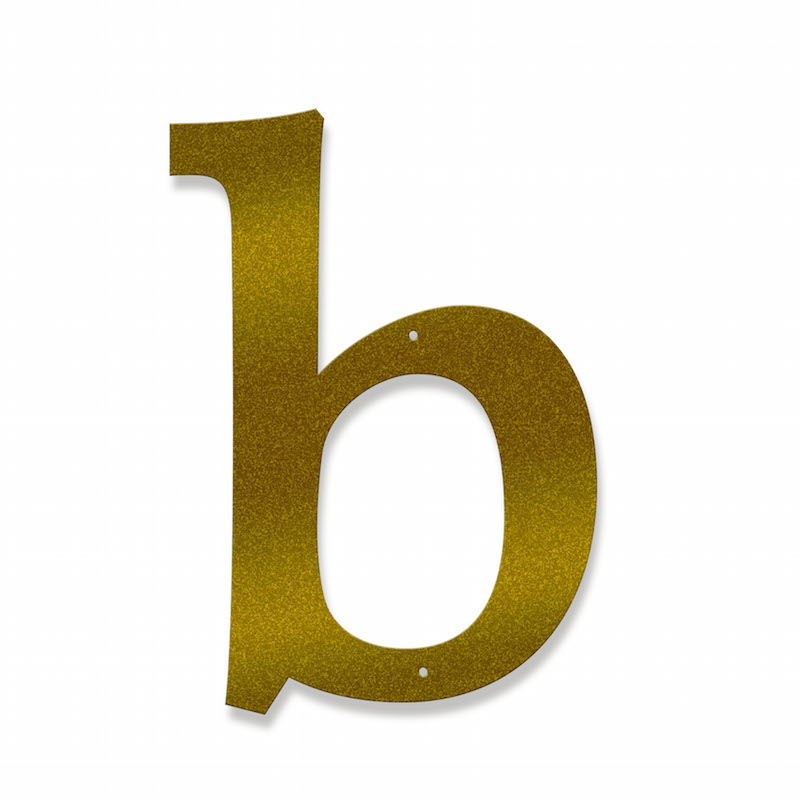 Fasadbokstav - Klassisk - b - gemen - 4