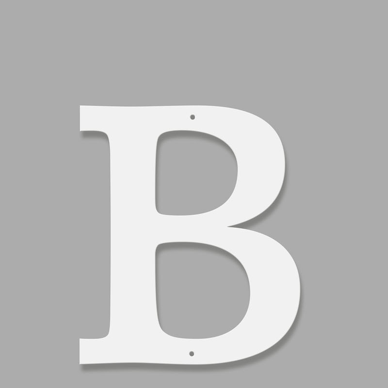 Fasadbokstav - Klassisk - B - versal - 2