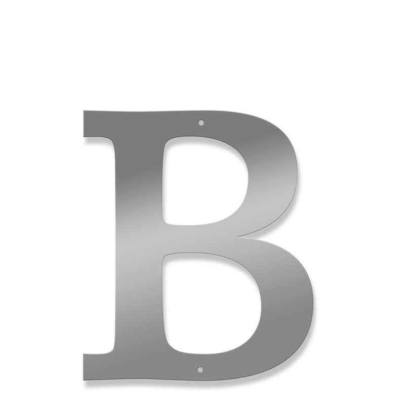 Fasadbokstav - Klassisk - B - versal - 3