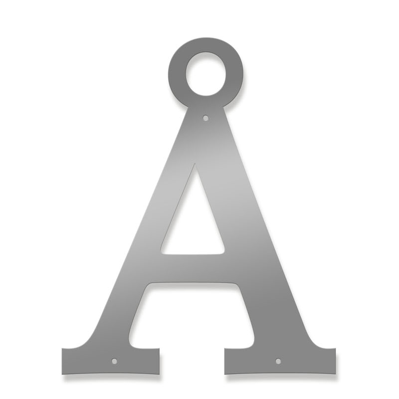 Fasadbokstav - Klassisk - Å - versal - 3