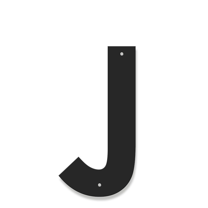 Fasadbokstav - Modern - J - versal