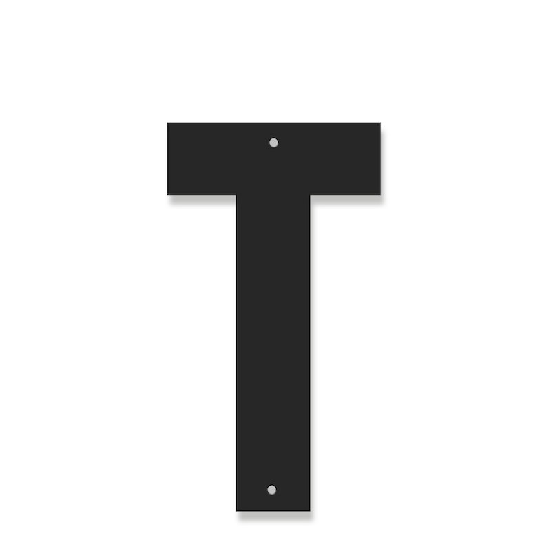 Fasadbokstav - Modern - T - versal