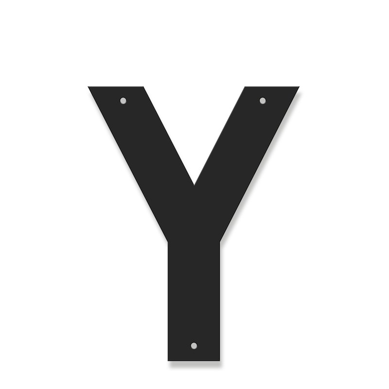 Fasadbokstav - Modern - Y - versal