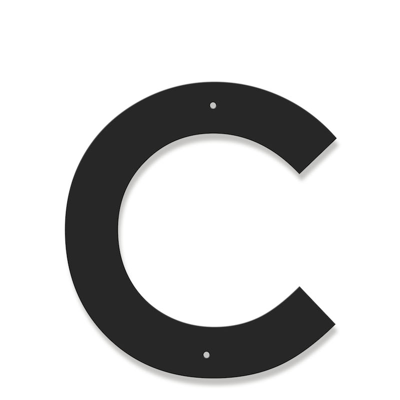 Fasadbokstav - Modern - C - versal