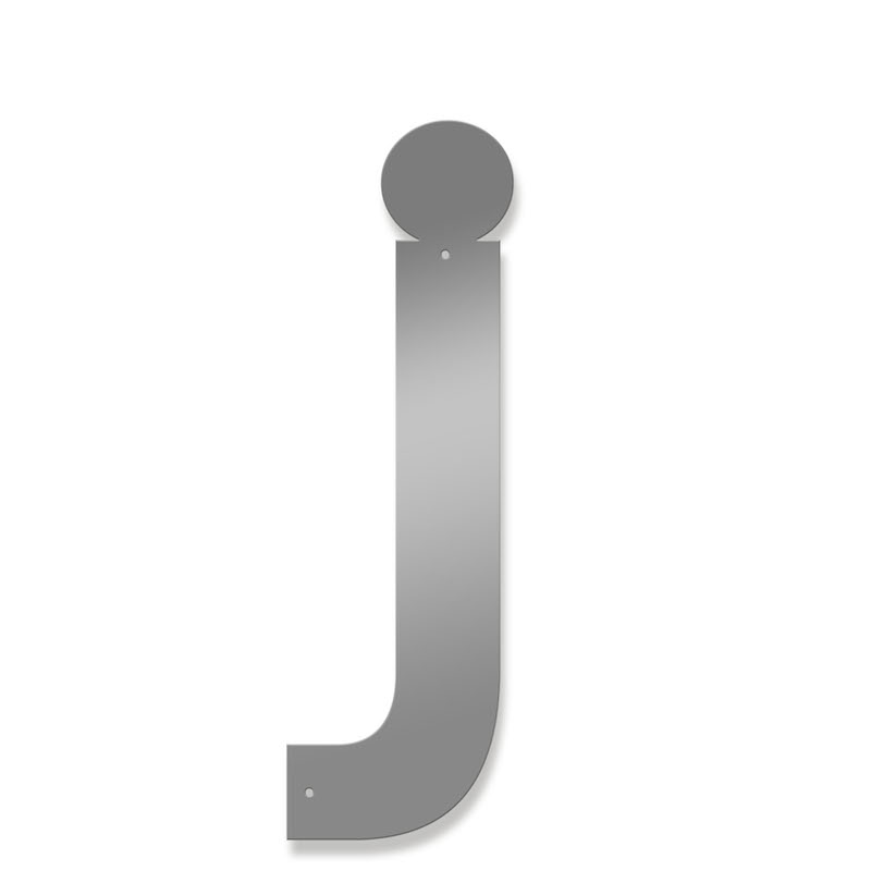 Fasadbokstav - Modern - j - gemen - 3