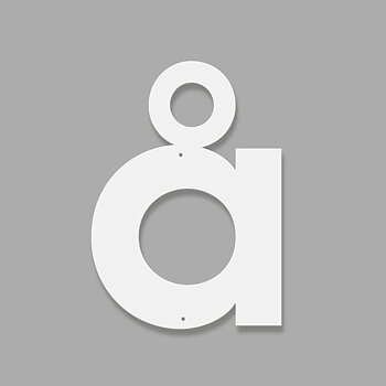 Fasadbokstav - Modern - å - gemen