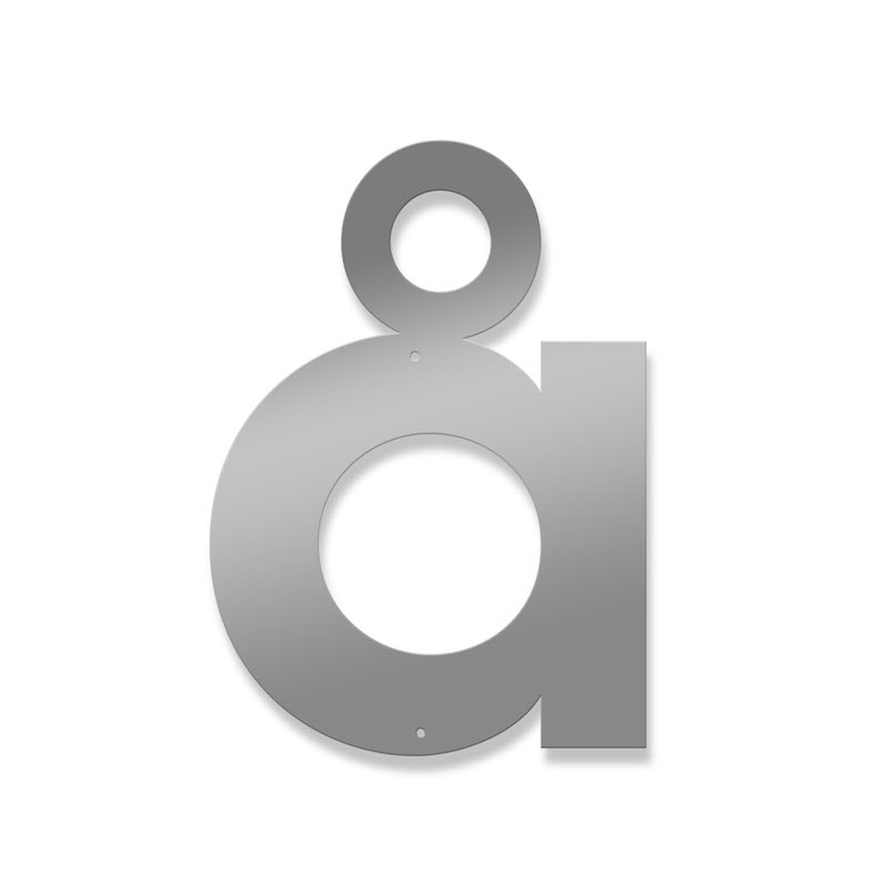 Fasadbokstav - Modern - å - gemen - 3