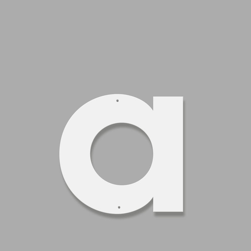 Fasadbokstav - Modern - a - gemen - 2