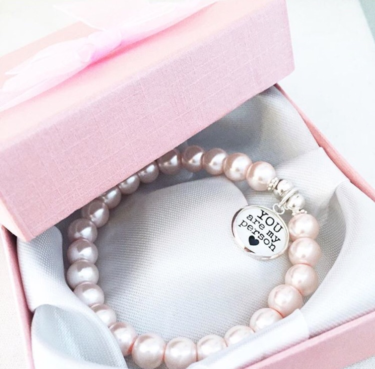 Berlockarmband Världens bästa - Pearly - 3