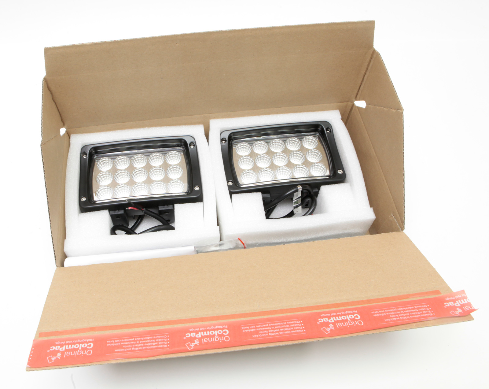LED Arbetsljus Ombyggnadssats Volvo L50 L70 L90 L120 B, C, D och L50E - Pris/par - 8