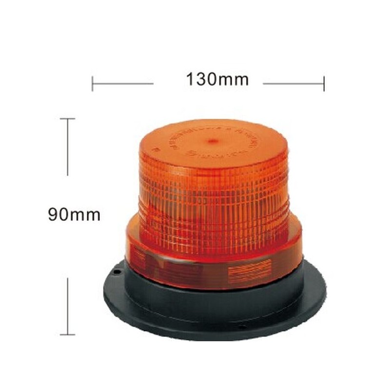 Varningsljus / Saftblandare med Magnetfot - Ø130mm/20W - 2