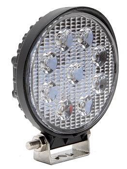 THOOR 27R - Rund arbetsbelysning 27W 45º grader 2000 Lumen IP67