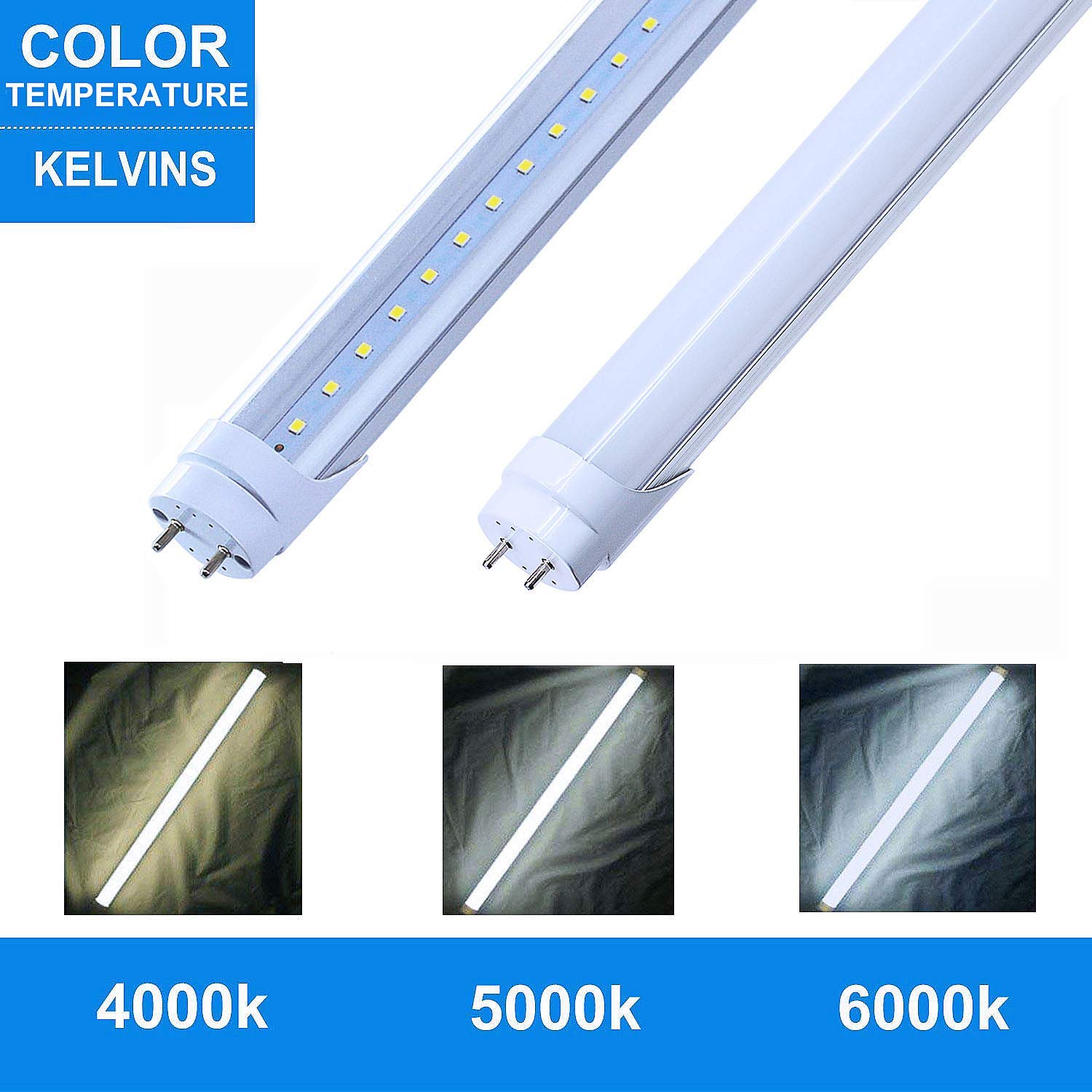 Optonica LED Lysrör, Roterbar T8 150cm 22W - 5 års Garanti - 2