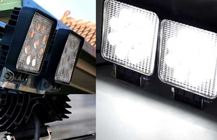 27W LED Arbetsbelysning - Thoor 27W / 60° Bred ljusbild (4-pack - SPAR 185:- +moms!) - 3