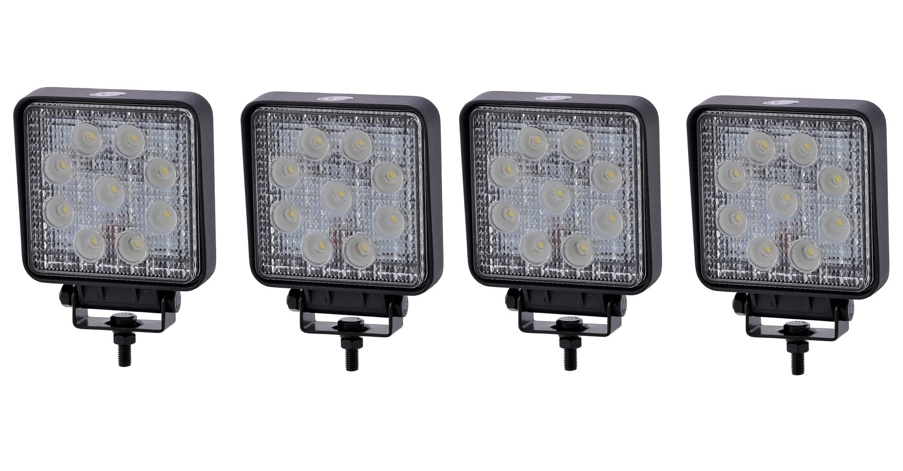 27W LED Arbetsbelysning - Thoor 27W / 60° Bred ljusbild (4-pack - SPAR 185:- +moms!)
