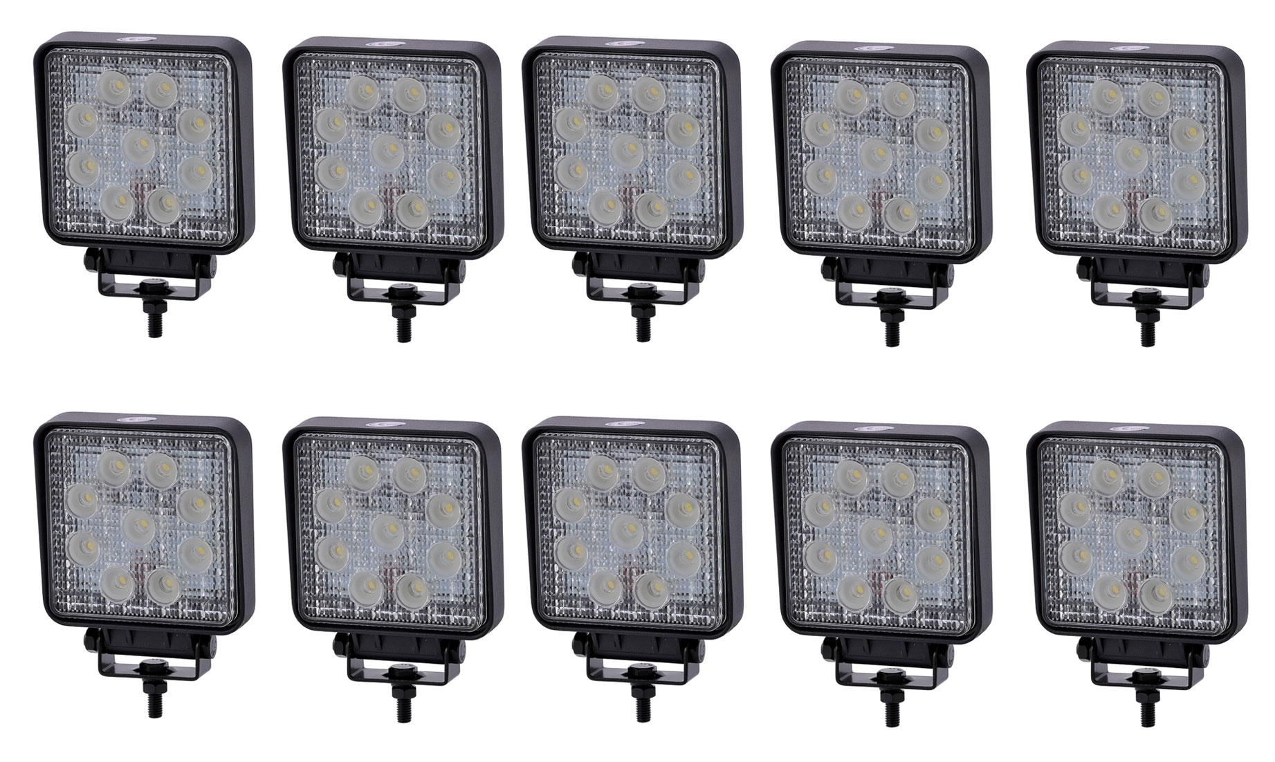 27W LED Arbetsbelysning - Thoor 27W / 60° Bred ljusbild (10-pack - SPAR 735KR +moms!)
