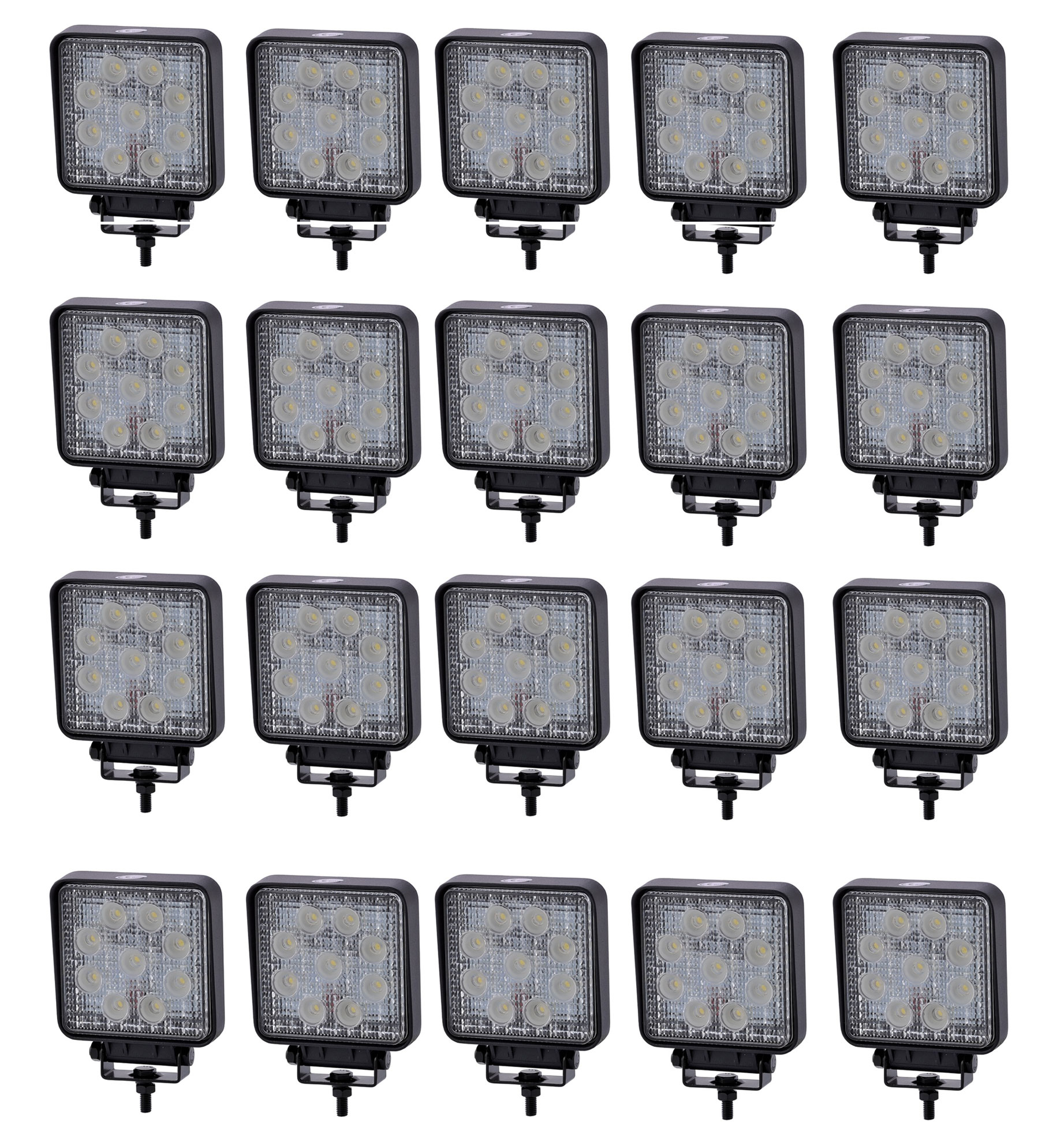 27W LED Arbetsbelysning - Thoor 27W / 60° Bred ljusbild (20-pack - SPAR 1806KR +moms!)