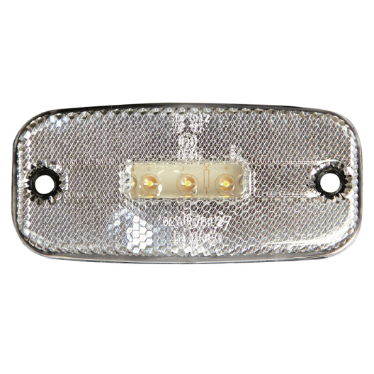 LED Vitt  Positionsljus KZ Vit 5 LED 24V