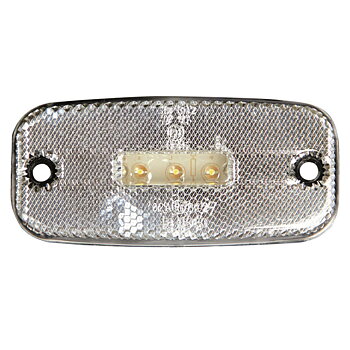 LED Vitt  Positionsljus KZ Vit 5 LED 24V