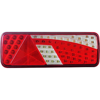 PRISMALED Släp/Flerfunktionslykta LED med triangel samt sidomarkering - Höger