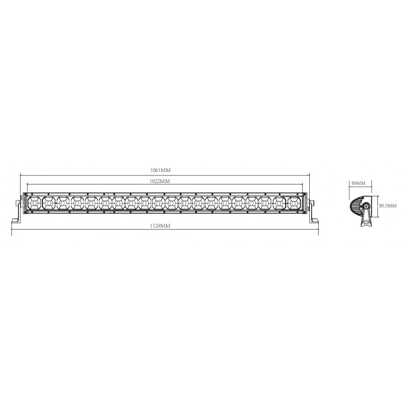 Extraljusramp - ETI 240W LED extraljus med lång räckvidd flod och spot till lågt pris - 2
